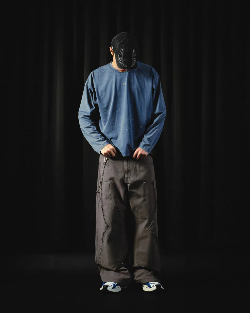 ARC STARTING LINE L/S TEE - BLUE