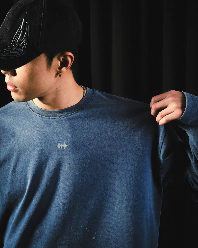 ARC STARTING LINE L/S TEE - BLUE