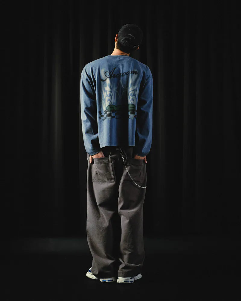 ARC STARTING LINE L/S TEE - BLUE