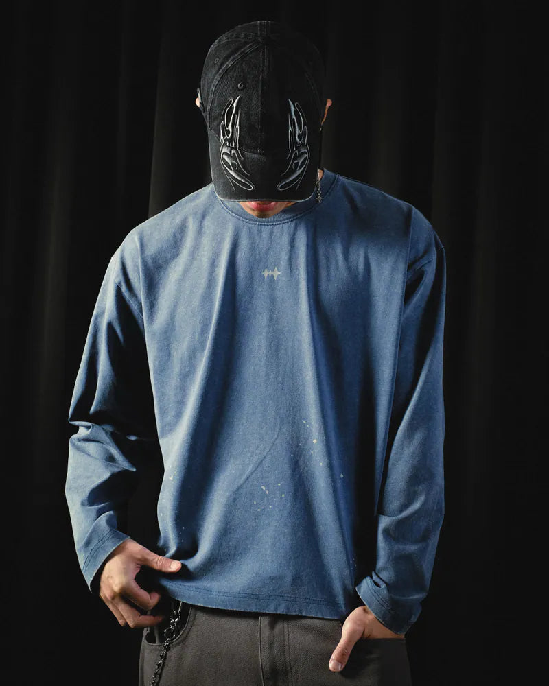 ARC STARTING LINE L/S TEE - BLUE