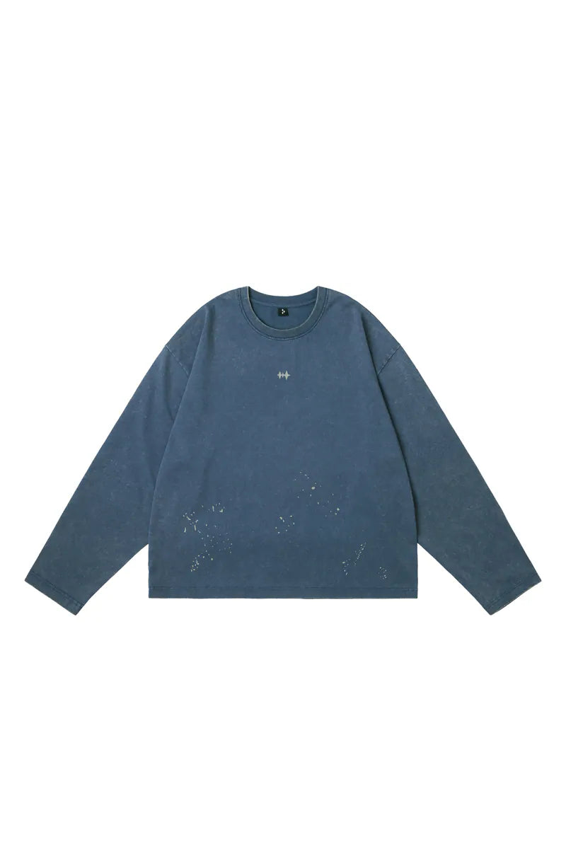ARC STARTING LINE L/S TEE - BLUE