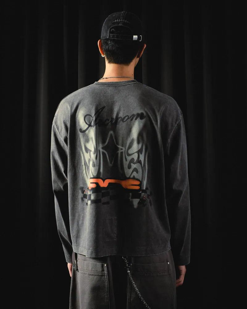 ARC STARTING LINE L/S TEE - GREY