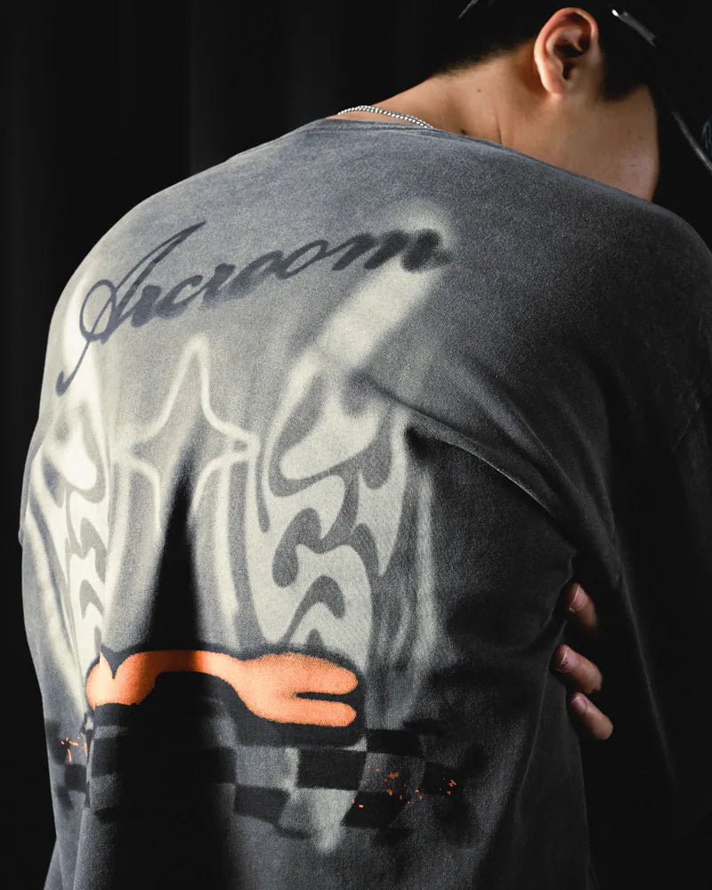 ARC STARTING LINE L/S TEE - GREY