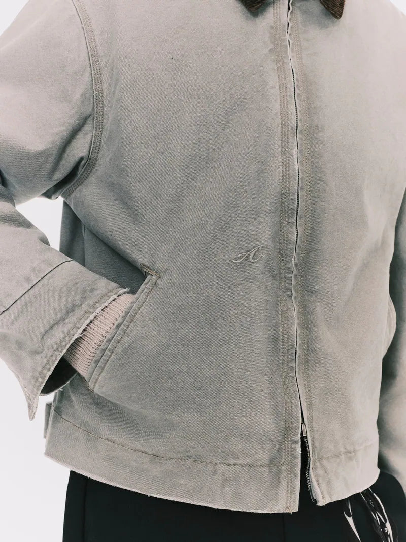ANOWHEREMAN Washed Work Jacket