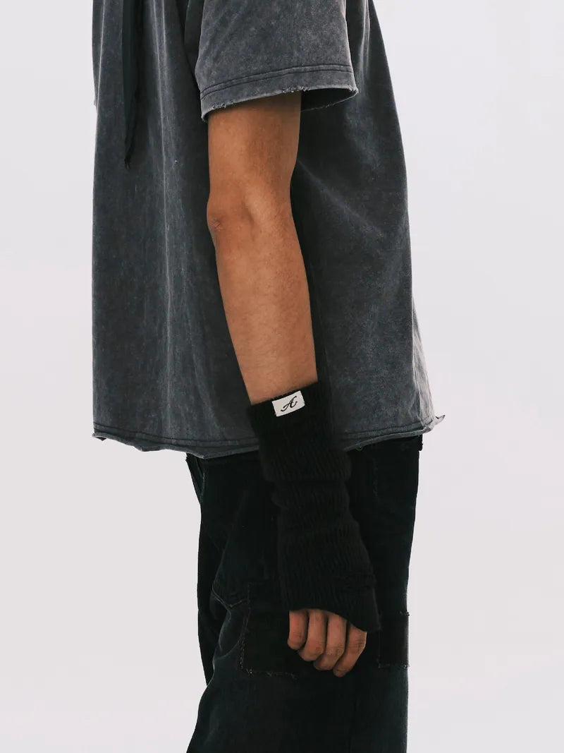 ANOWHEREMAN Patchwork Knit Sleeves
