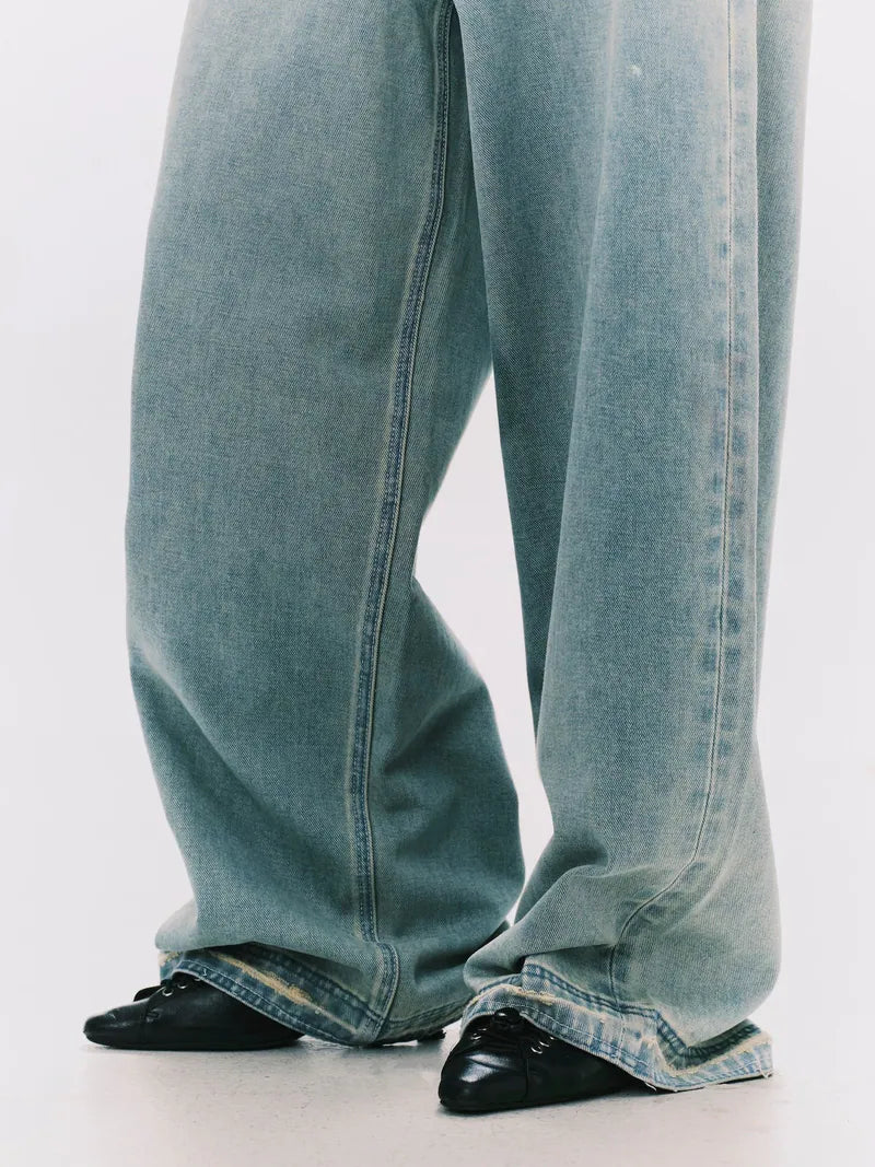 ANOWHEREMAN Baggy Denim Jeans