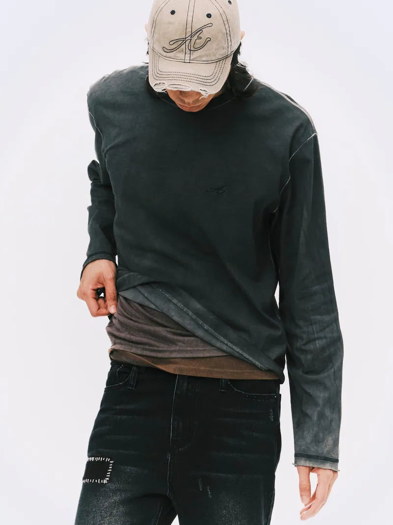 ANOWHEREMAN A BASIC LS TEE