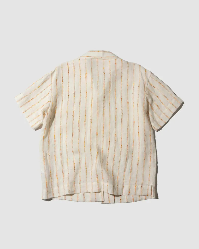 YANGI Pinstripe Jacquard Cabana Shirt