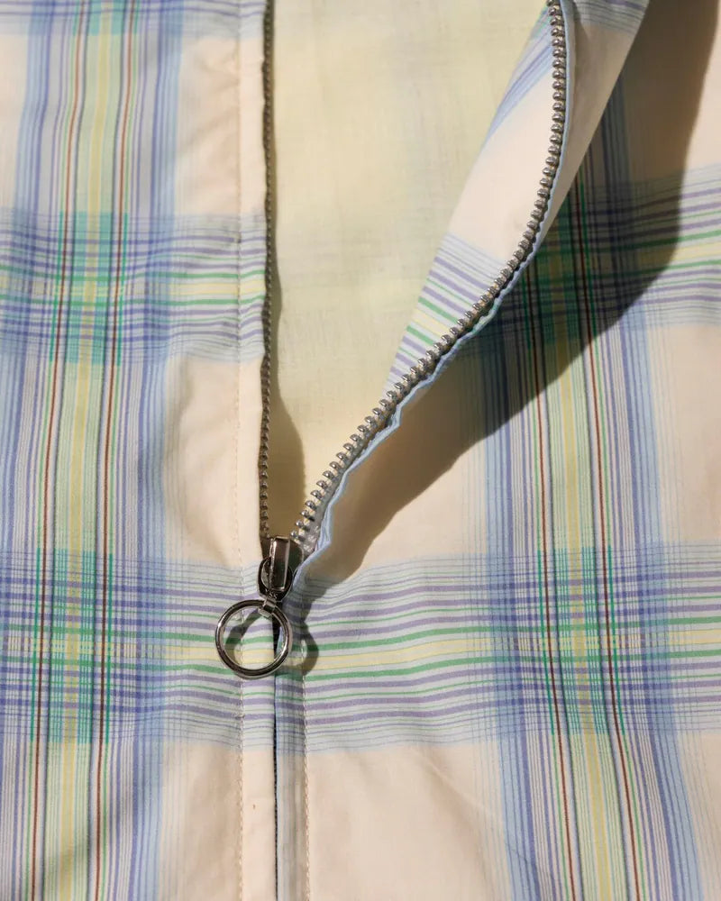 YANGI Plaid Zip Jacket