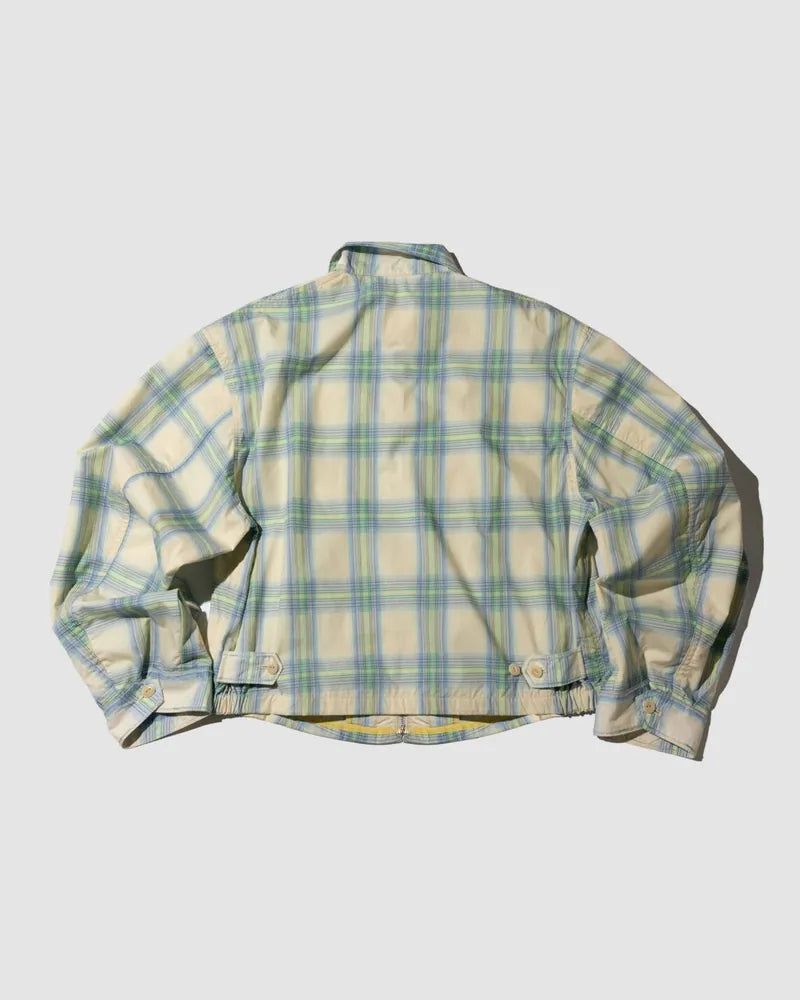 YANGI Plaid Zip Jacket