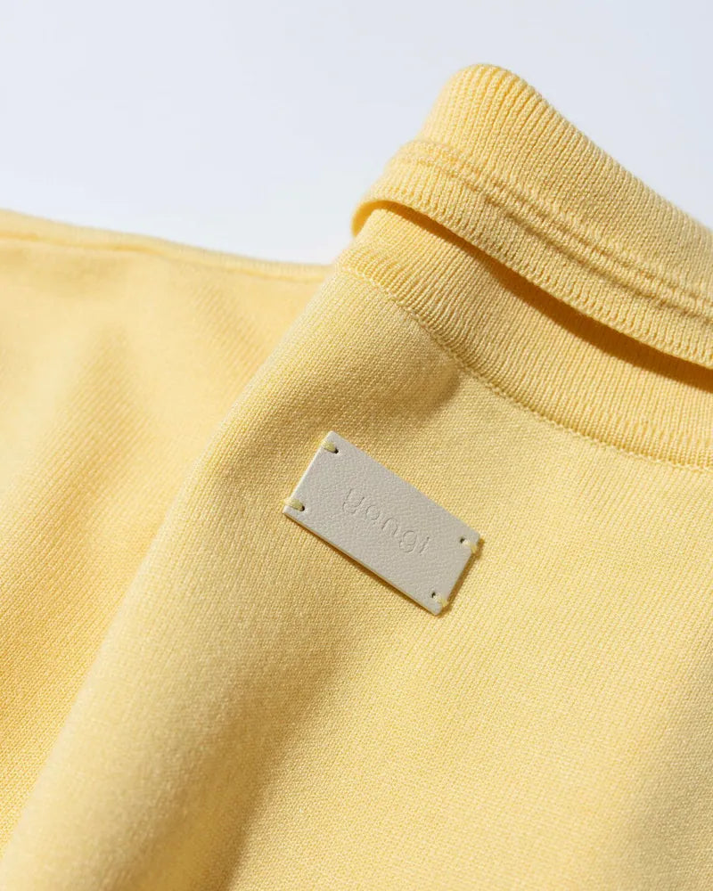 YANGI Knit Polo Shirt