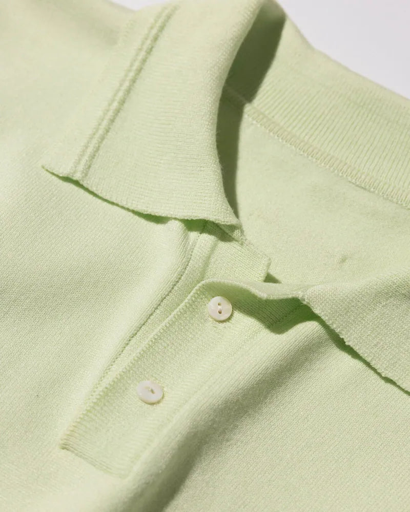 YANGI Knit Polo Shirt