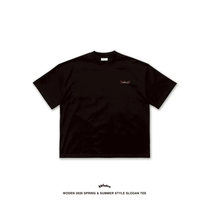 WODEN 2026 Spring & Summer 009 Style Slogan Tee