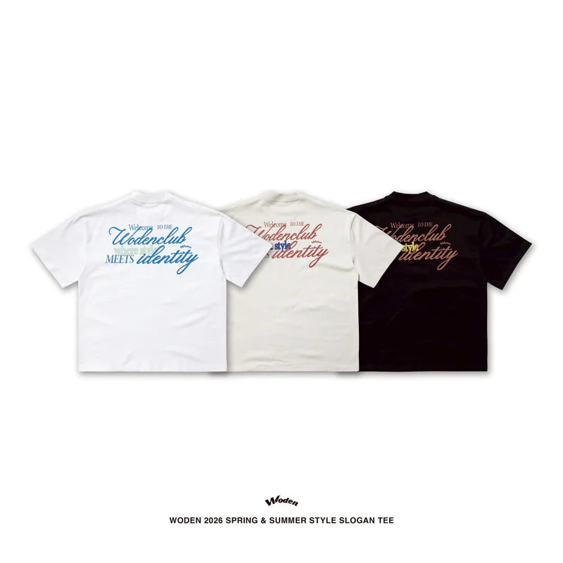 WODEN 2026 Spring & Summer 009 Style Slogan Tee