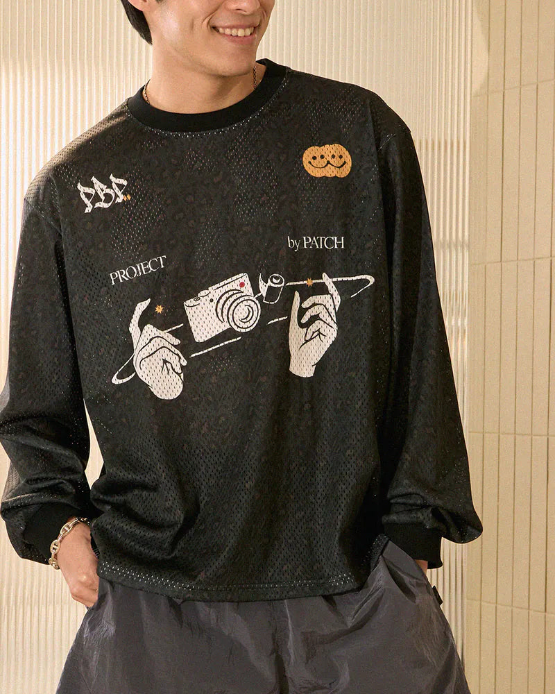 P.B.P - LEOPARD JERSEY - DARK GRAY