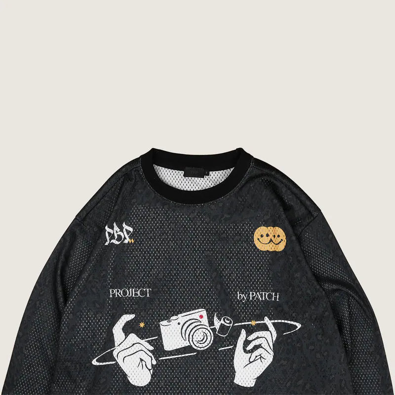 P.B.P - LEOPARD JERSEY - DARK GRAY
