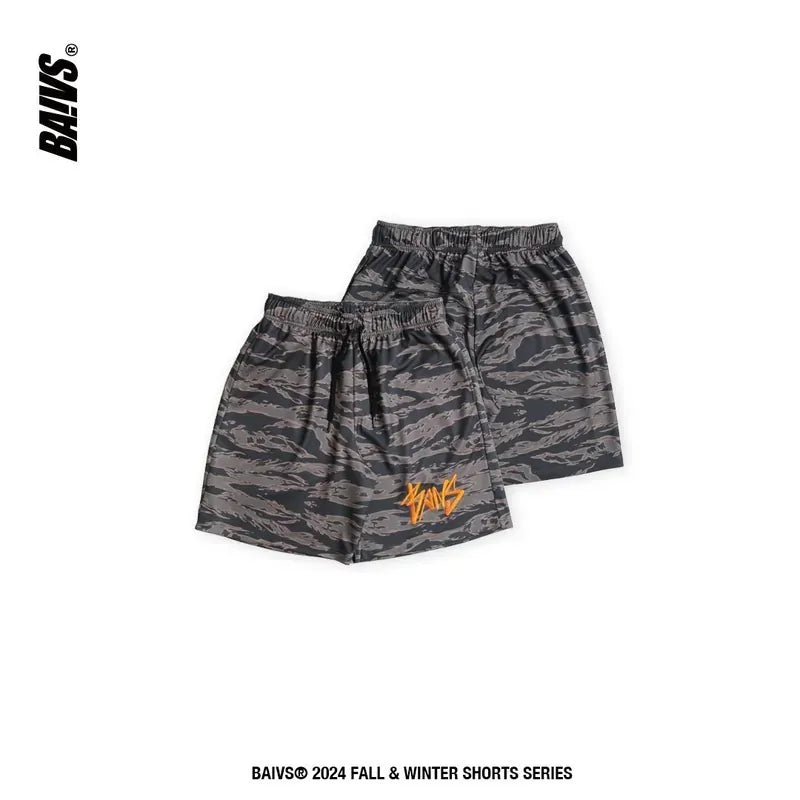 BAIVS 24AW Texture Shorts - 虎斑迷彩