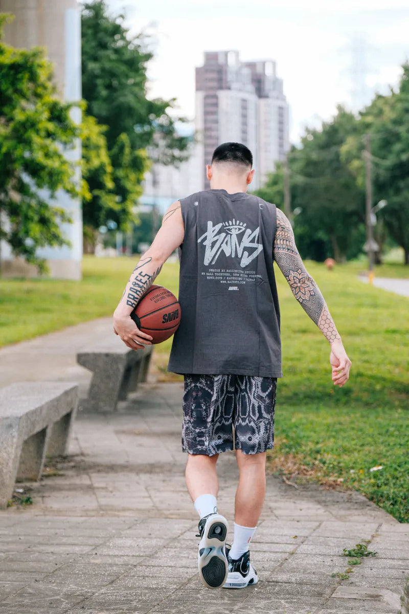 BAIVS 24AW Texture Shorts - 大蟒紋