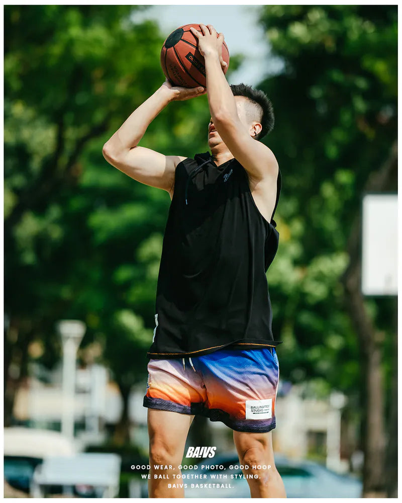 BAIVS K.H.C MESH SHORTS - SUNSET (夕陽)