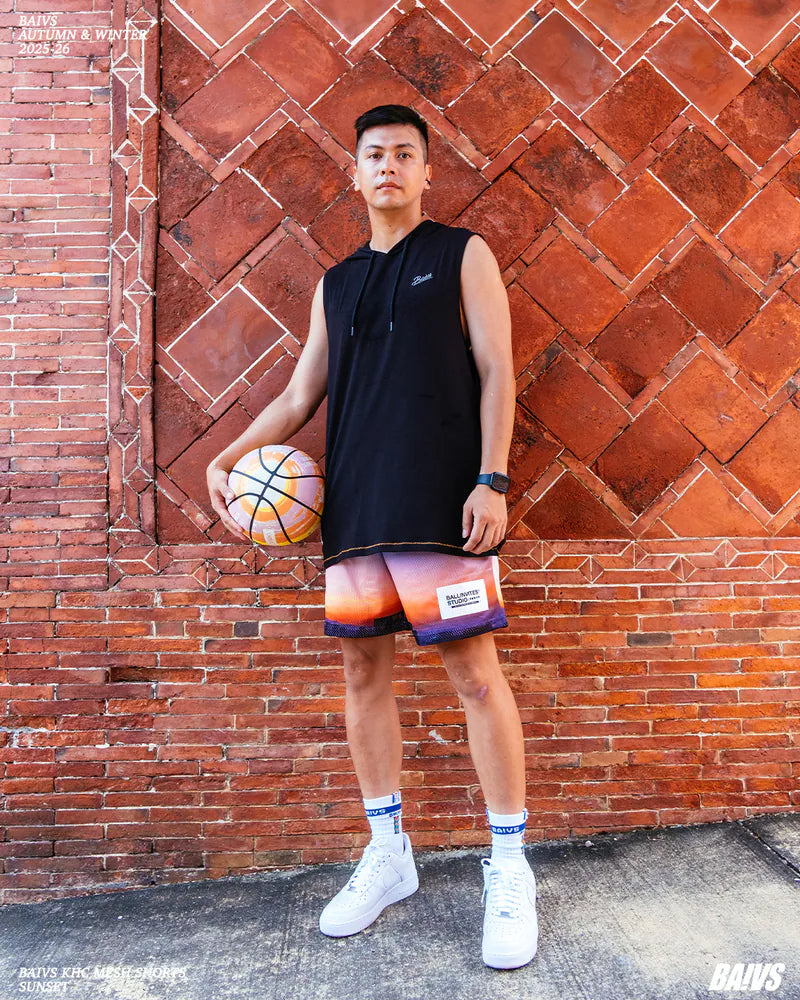 BAIVS K.H.C MESH SHORTS - SUNSET (夕陽)
