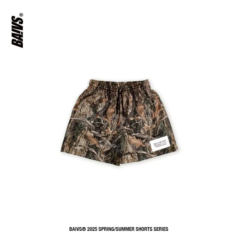 BAIVS Mesh Shorts - 樹林迷彩