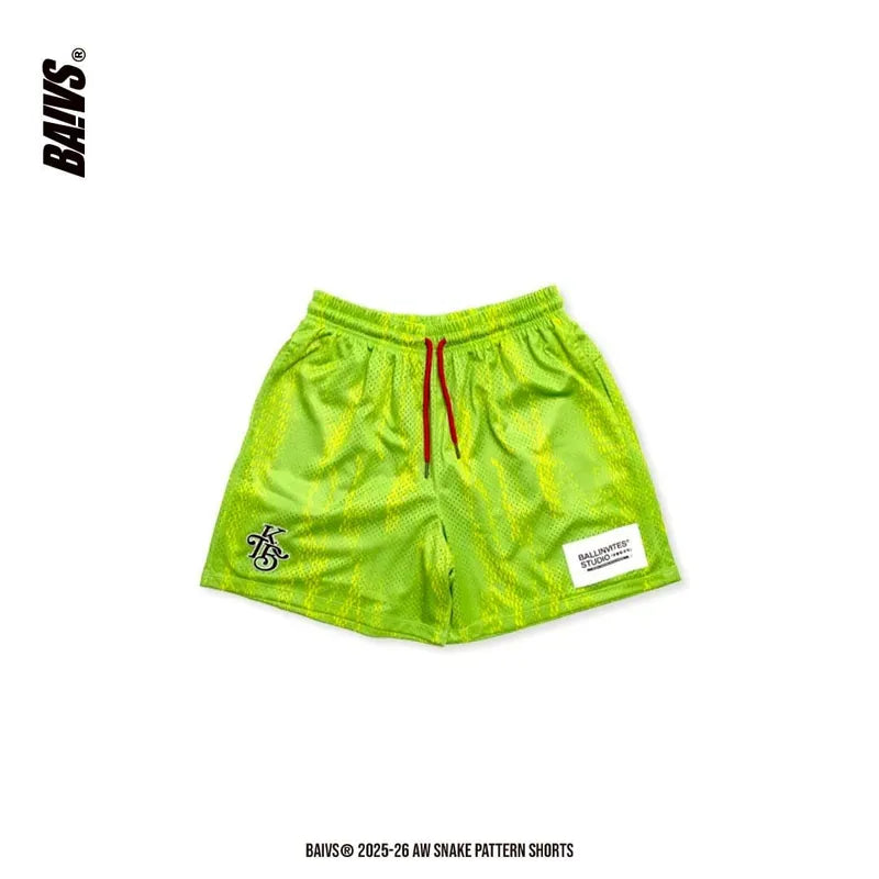 BAIVS SNAKE PATTERN SHORTS