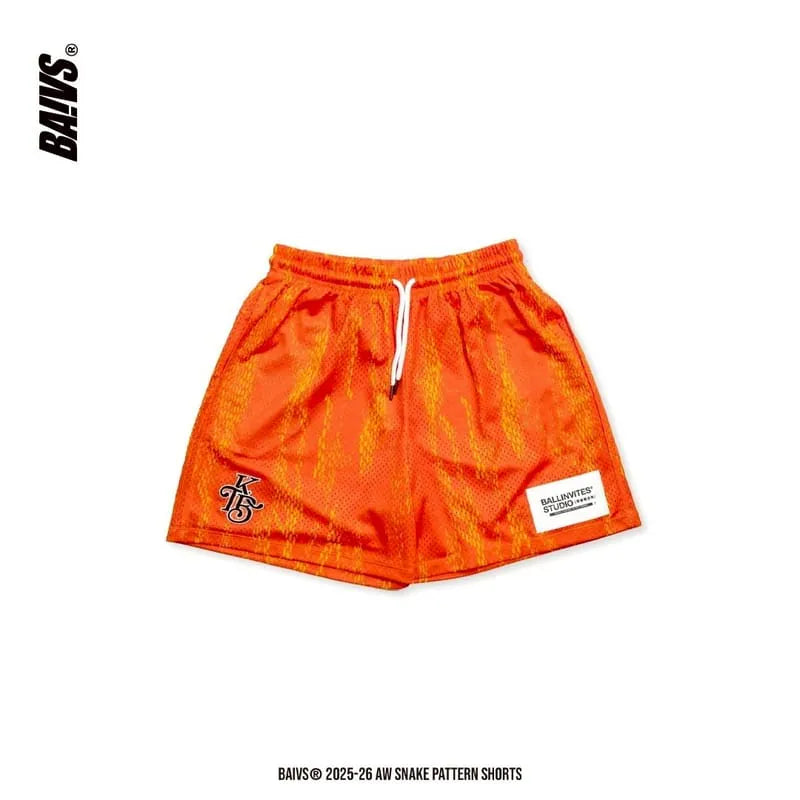 BAIVS SNAKE PATTERN SHORTS