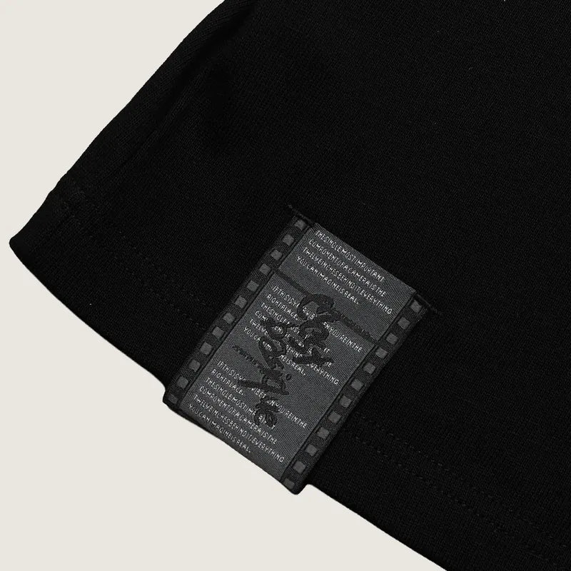 P.B.P - EMBROIDERY LOGO TEE - BLACK
