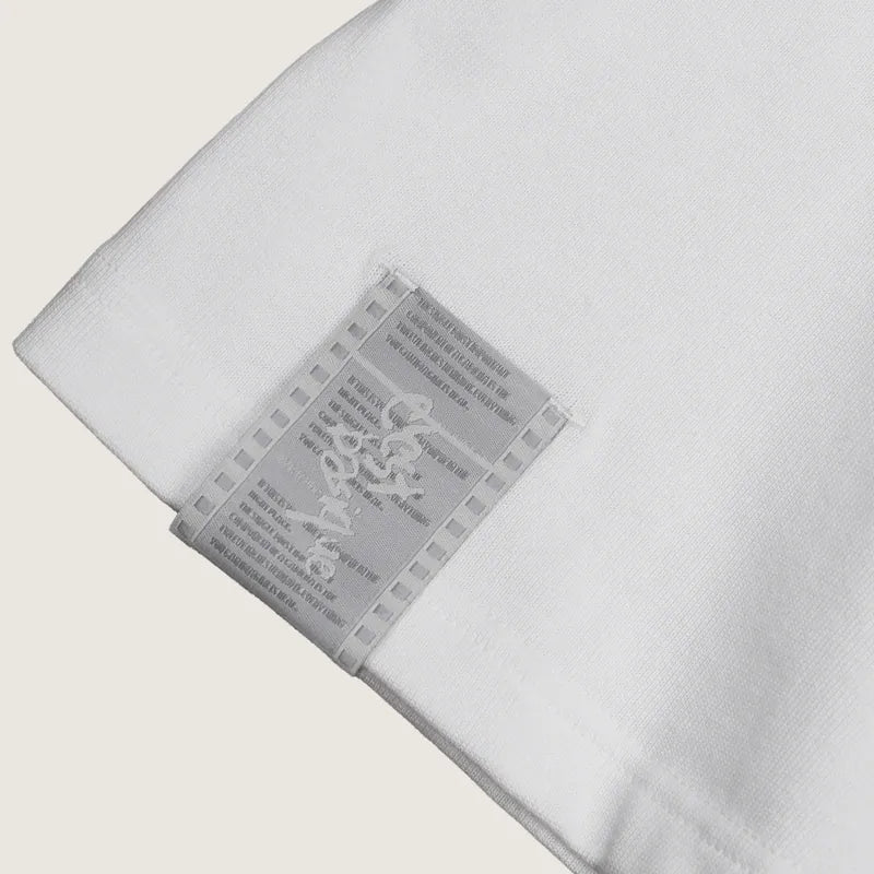 P.B.P - EMBROIDERY LOGO TEE - WHITE