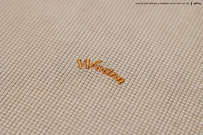 「預購限時開放!」WODEN 2026 Spring & Summer 022 Wash Waffle Tee