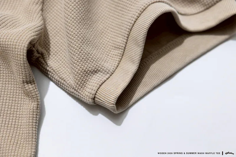 「預購限時開放!」WODEN 2026 Spring & Summer 022 Wash Waffle Tee