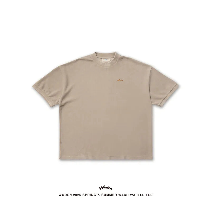 「預購限時開放!」WODEN 2026 Spring & Summer 022 Wash Waffle Tee