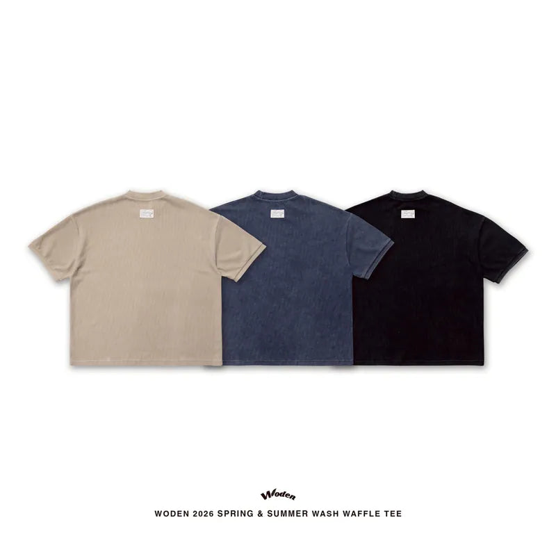 「預購限時開放!」WODEN 2026 Spring & Summer 022 Wash Waffle Tee