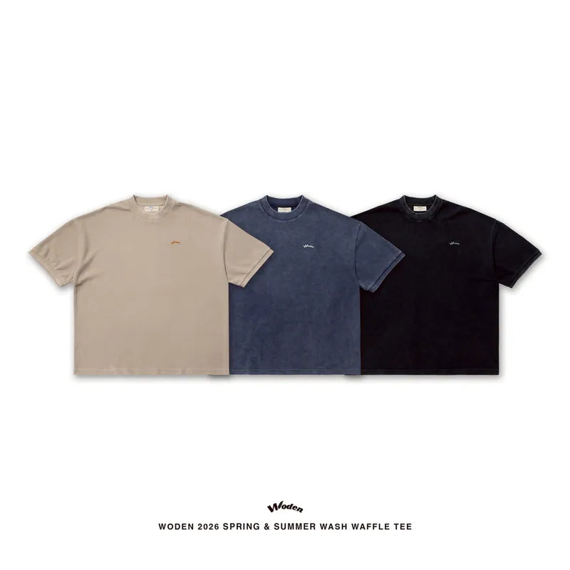 「預購限時開放!」WODEN 2026 Spring & Summer 022 Wash Waffle Tee