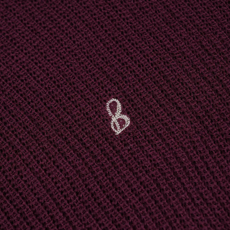 P.B.P - LYOCELL KNIT VEST - BURGUNDY