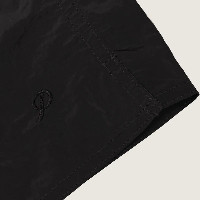 P.B.P - METALLIC DAILY SHORTS - BLACK