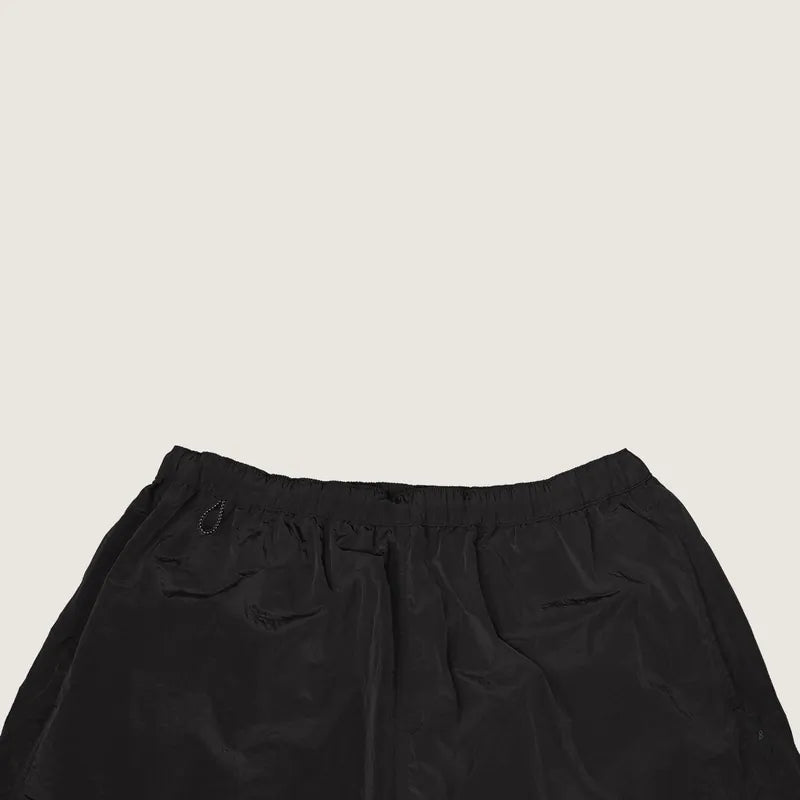 P.B.P - METALLIC DAILY SHORTS - BLACK