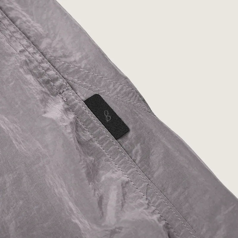 P.B.P - METALLIC DAILY SHORTS - GRAY