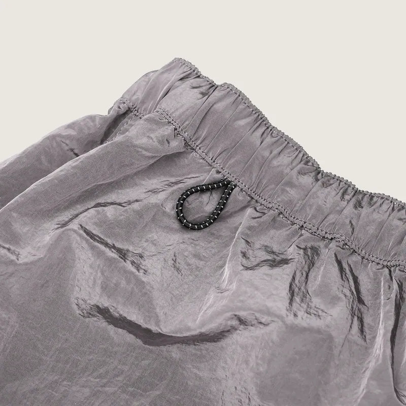 P.B.P - METALLIC DAILY SHORTS - GRAY