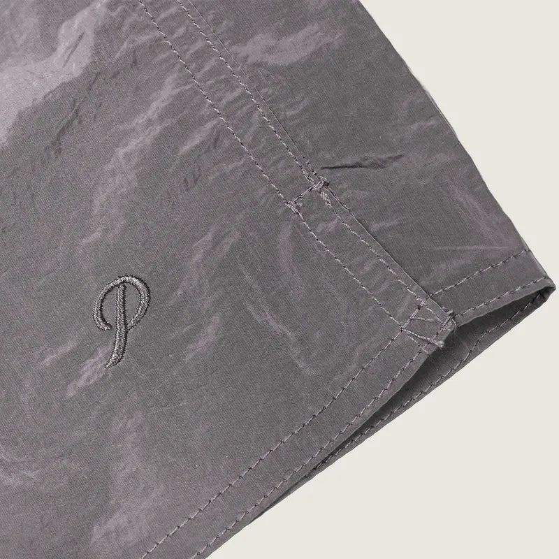 P.B.P - METALLIC DAILY SHORTS - GRAY