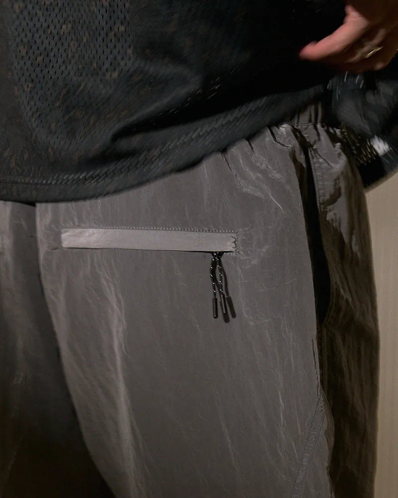 P.B.P - METALLIC DAILY SHORTS - DARK GRAY