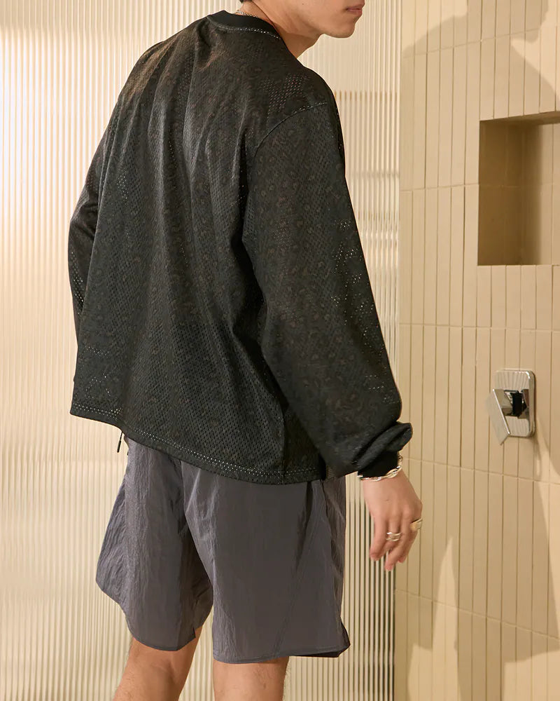P.B.P - METALLIC DAILY SHORTS - DARK GRAY
