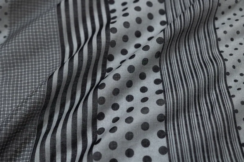 YOKO MIXED PRINT SCARF