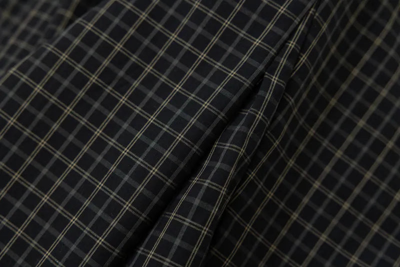 YOKO PLAID STRAIGHT PANTS
