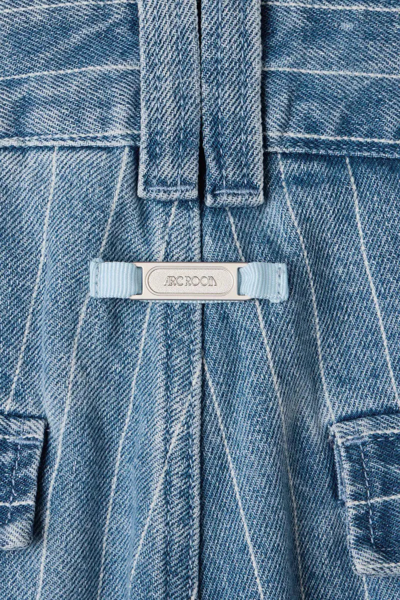 ARC STIRPED BALLOON DENIM