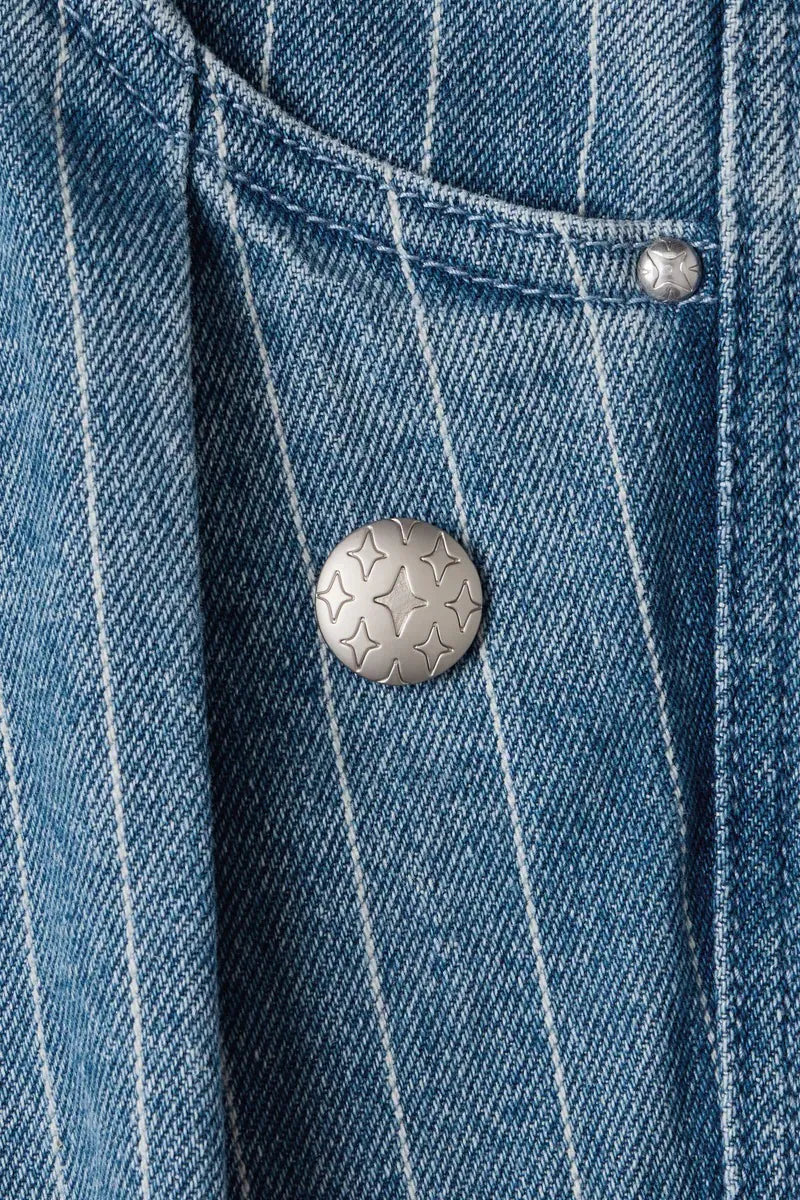 ARC STIRPED BALLOON DENIM