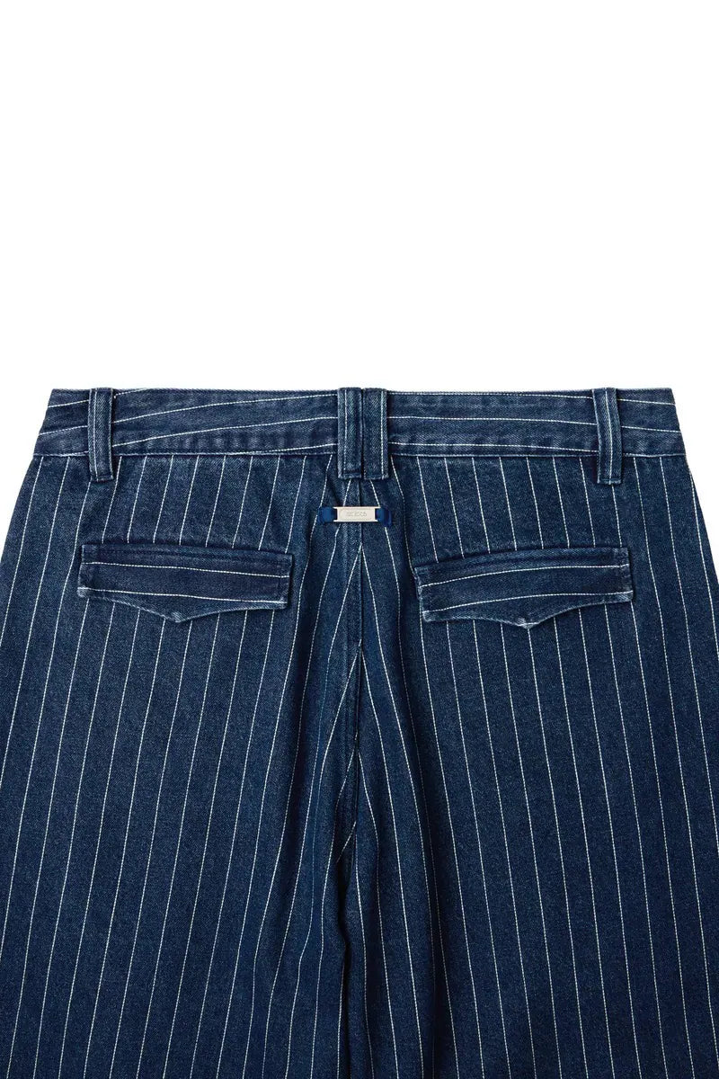 ARC STIRPED BALLOON DENIM