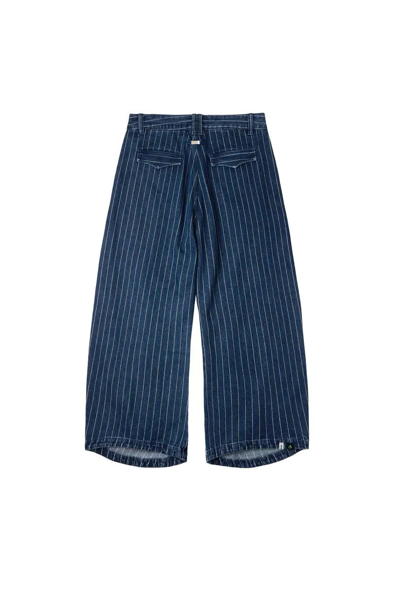 ARC STIRPED BALLOON DENIM