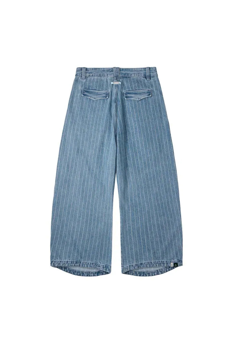ARC STIRPED BALLOON DENIM