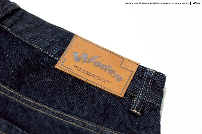 WODEN 2026 Spring & Summer Fireman 026 Clip Denim Shorts